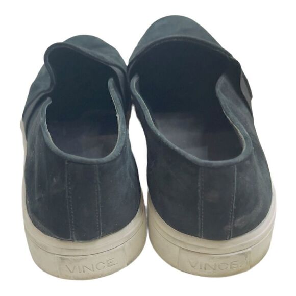 Vince Warren Black Suede Leather Sneaker Size 9 - Picture 5 of 5